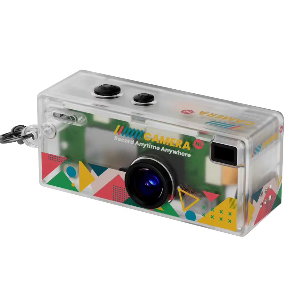 Digital Camera 0.96 Inch Keychain Camera Retro Support Memory Card 1080P Very Small Camcorder Video Recorder with Flash