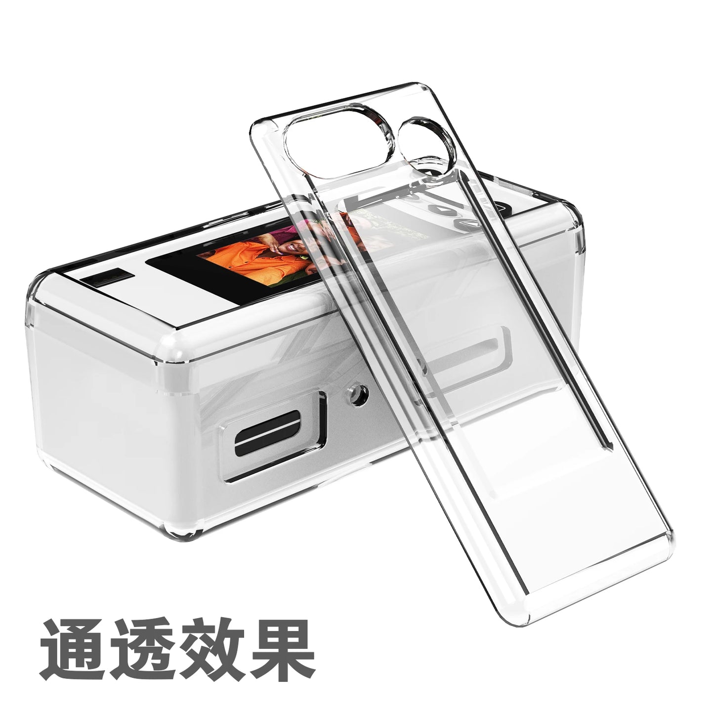 Protective Kit for Kodak Charmera Mini Camera 2 in 1 Set with TPU Case Tempered Glass Screen Protector